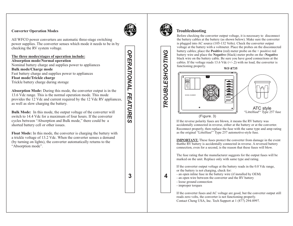 WFCO WF-8740P User Manual | Page 3 / 6