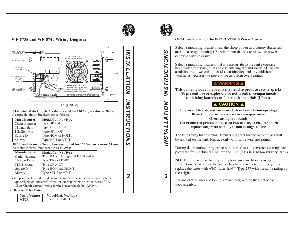 WFCO WF-8740P User Manual | Page 6 / 6