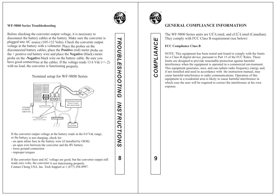 WFCO WF-9800 Series User Manual | Page 4 / 7