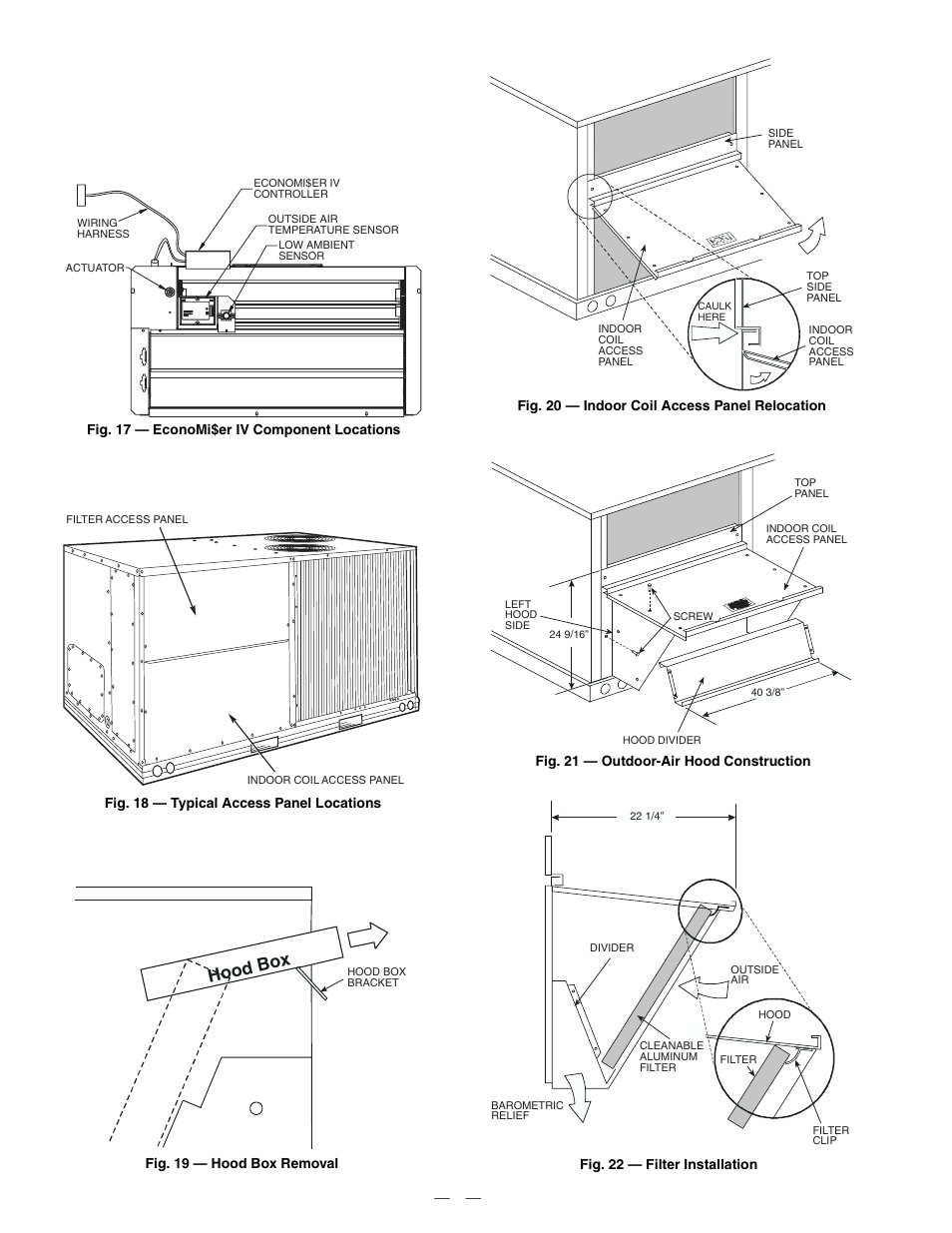 Hood box | Bryant DURAPACK 558F User Manual | Page 24 / 70