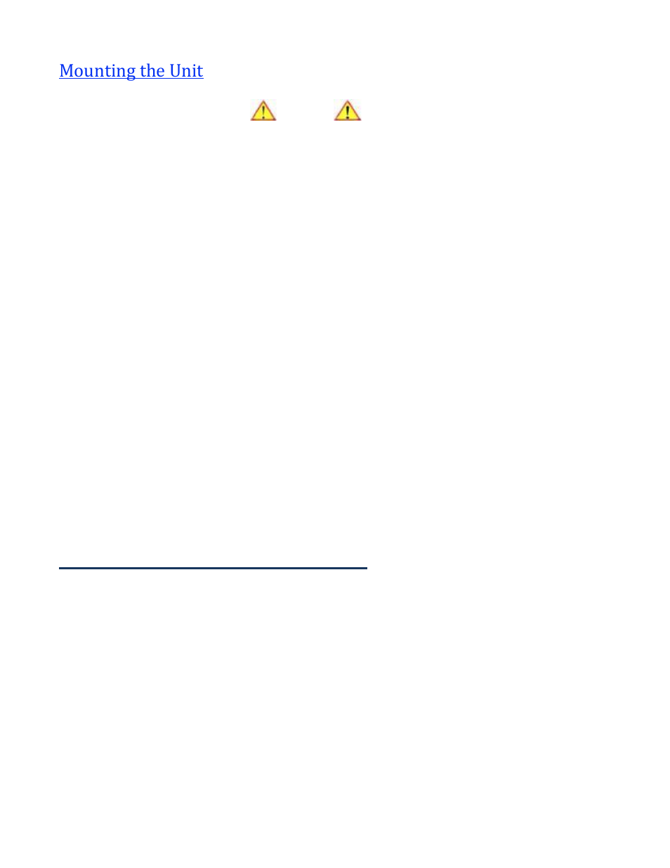 Mounting the unit, Floor mounting, Wall mounting | Ceiling mounting, Installing the condensate drain connection | Wine Guardian Ducted Wine Cellar Cooling System (D0200) - Manual User Manual | Page 28 / 58