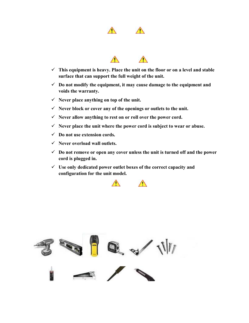 Planning the installation | Wine Guardian Through-the-Wall Cooling System - Manual User Manual | Page 21 / 47