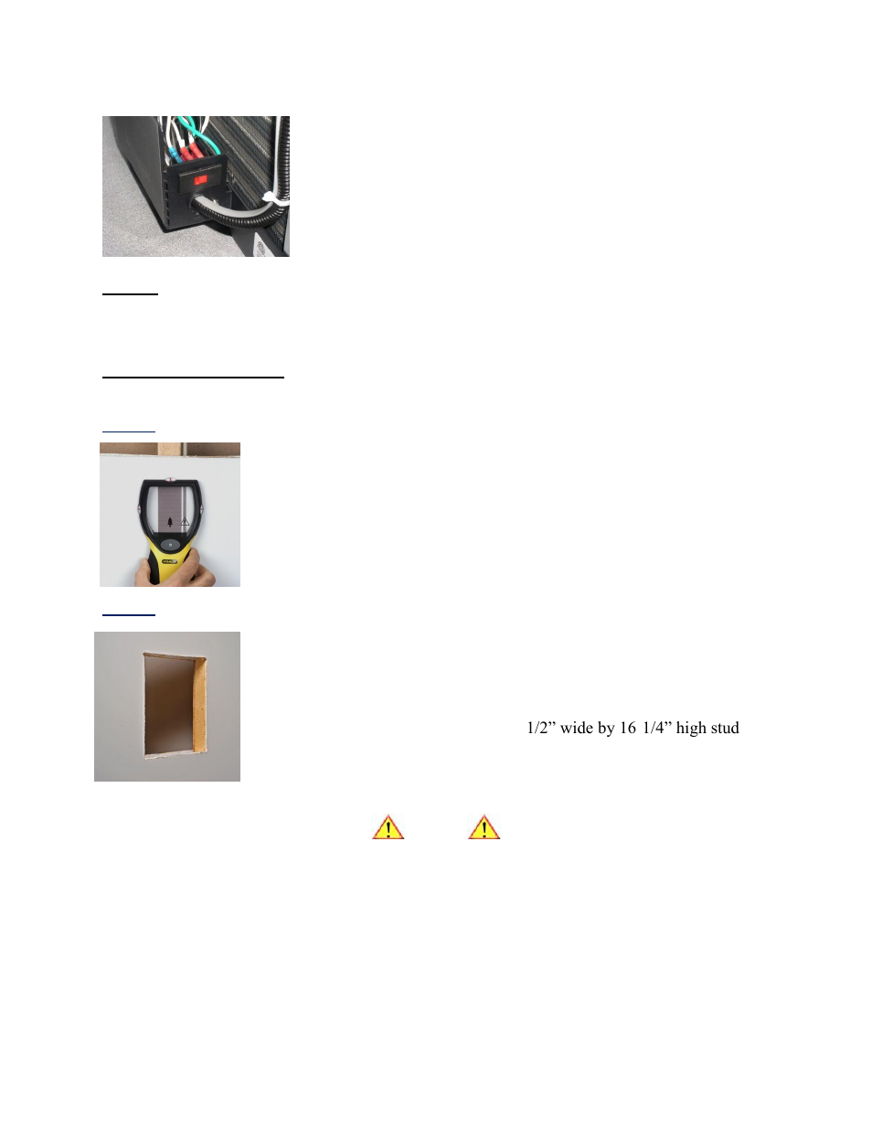 Grilles, Mounting the system, Step 1 | Step 2 | Wine Guardian Through-the-Wall Cooling System - Manual User Manual | Page 23 / 47