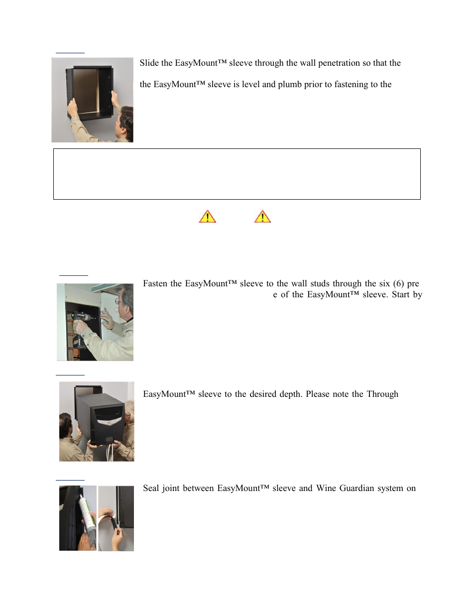 Wine Guardian Through-the-Wall Cooling System - Manual User Manual | Page 24 / 47