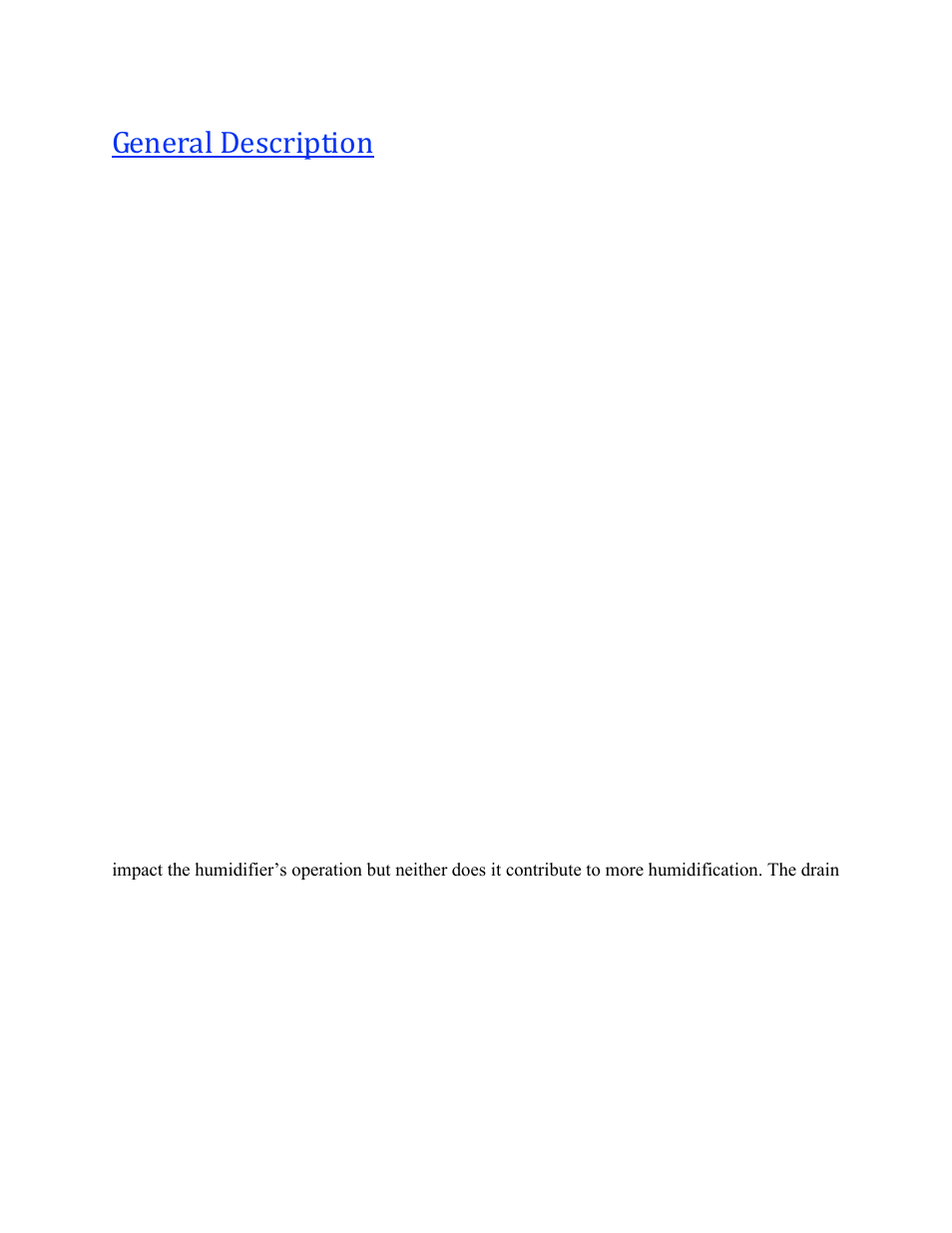 General description | Wine Guardian Humidifier - Manual User Manual | Page 5 / 22