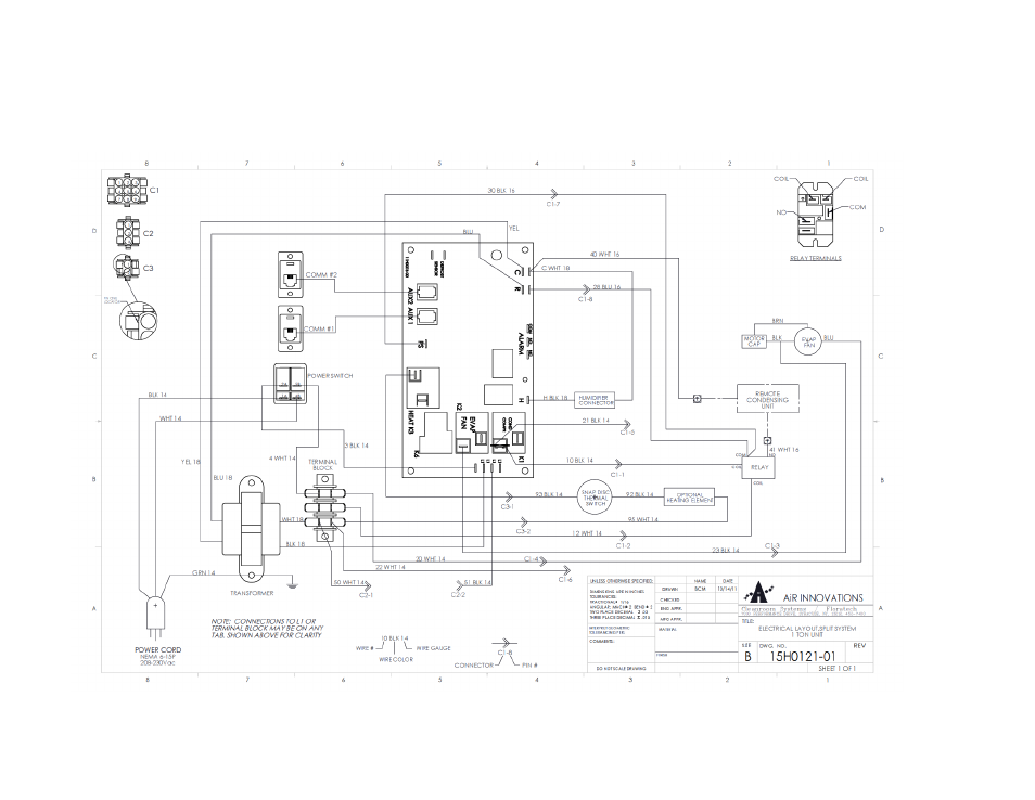Wiring diagram for wgs75 units | Wine Guardian Ducted Split Wine Cellar Cooling Systems (WGS175) - Manual User Manual | Page 14 / 75