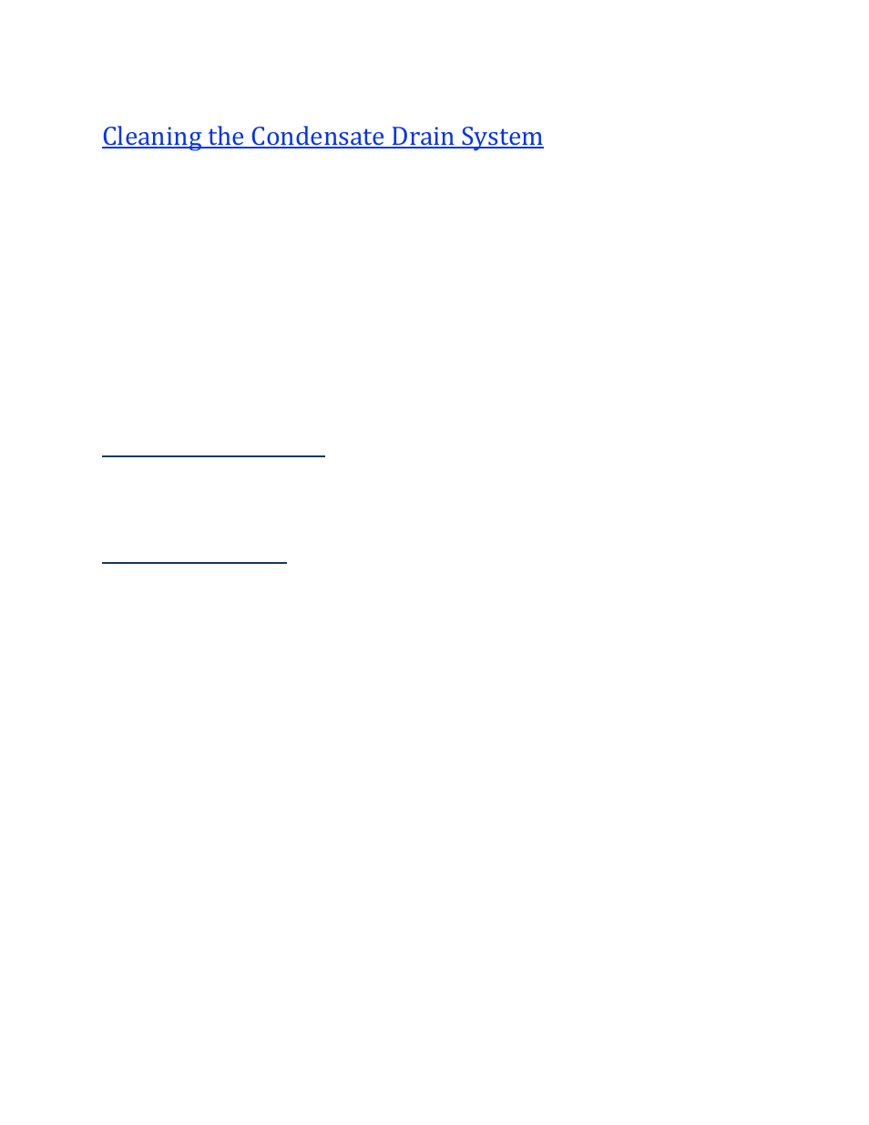 Cleaning the condensate drain system, Cleaning the humidifier, Heating coil option | Wine Guardian Ducted Split Wine Cellar Cooling Systems (WGS175) - Manual User Manual | Page 64 / 75