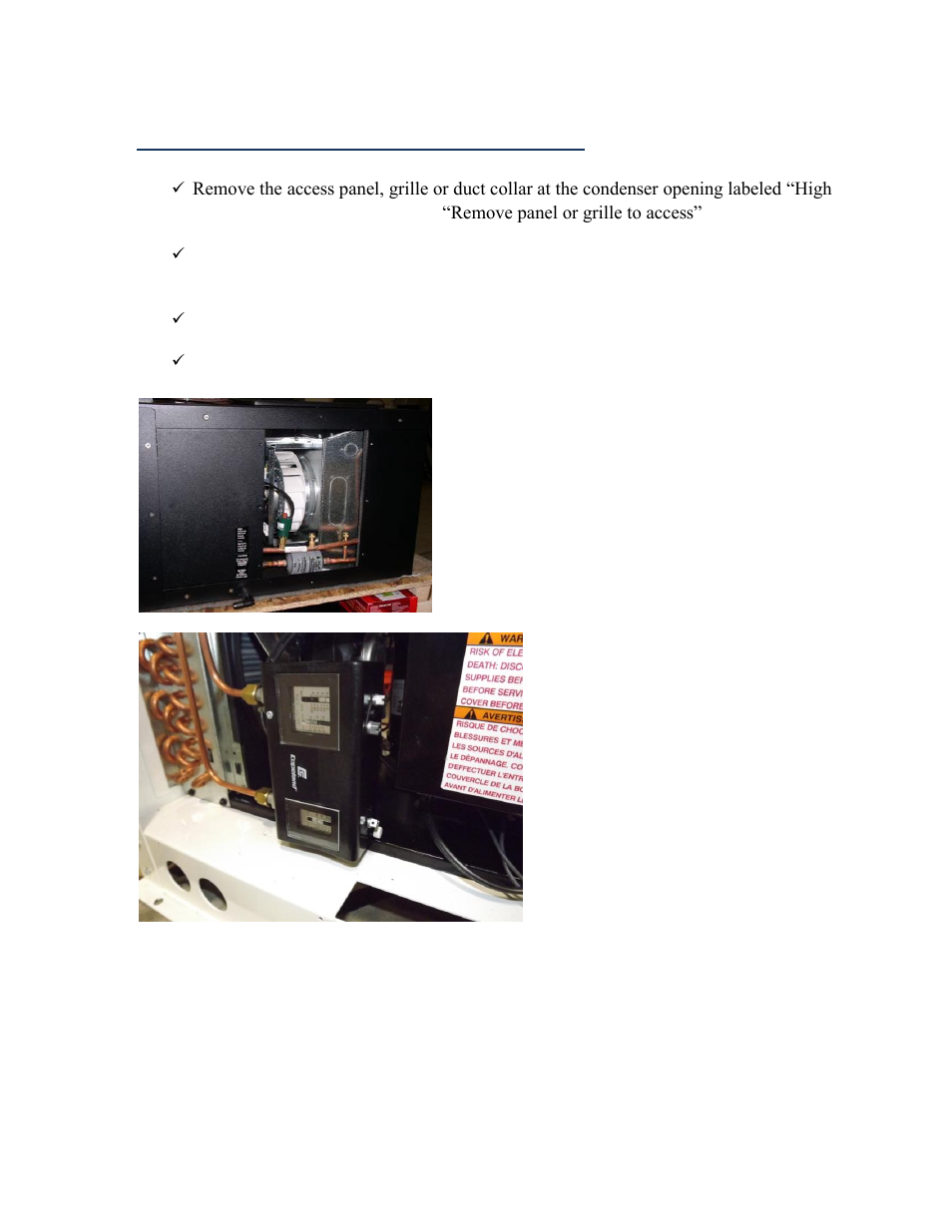 Instructions to reset high pressure switch | Wine Guardian Ducted Split Wine Cellar Cooling Systems (WGS175) - Manual User Manual | Page 71 / 75