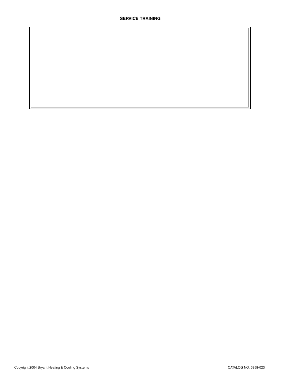 Bryant DuraPac Series 580f User Manual | Page 62 / 64