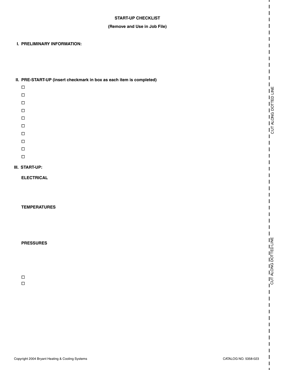 Bryant DuraPac Series 580f User Manual | Page 64 / 64