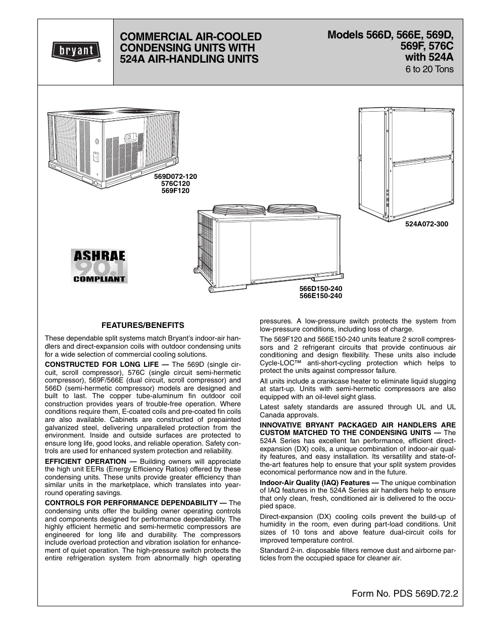 Bryant 569F User Manual | 84 pages