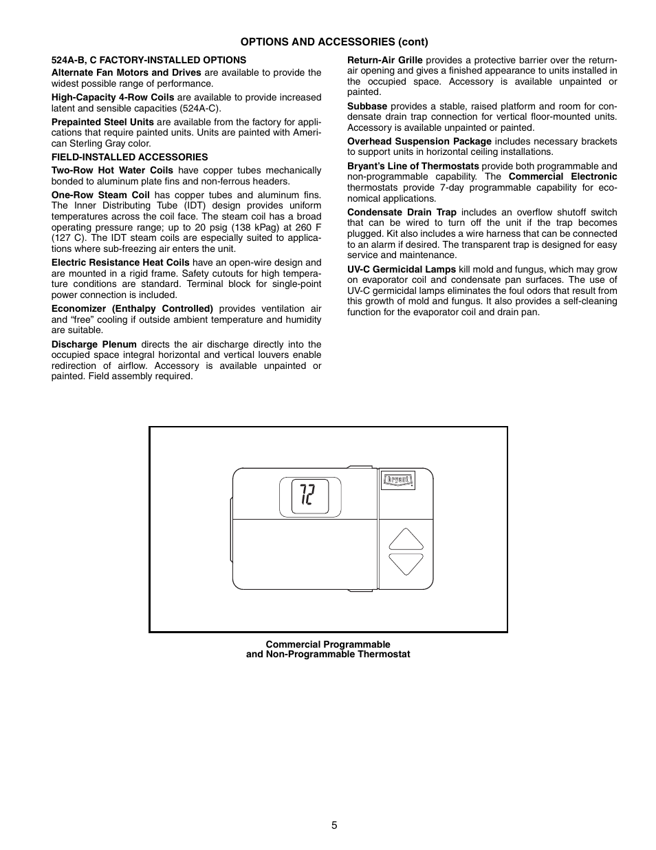 Bryant 569F User Manual | Page 5 / 84