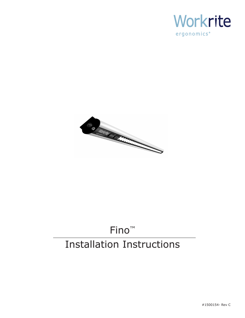 Workrite Fino User Manual | 8 pages