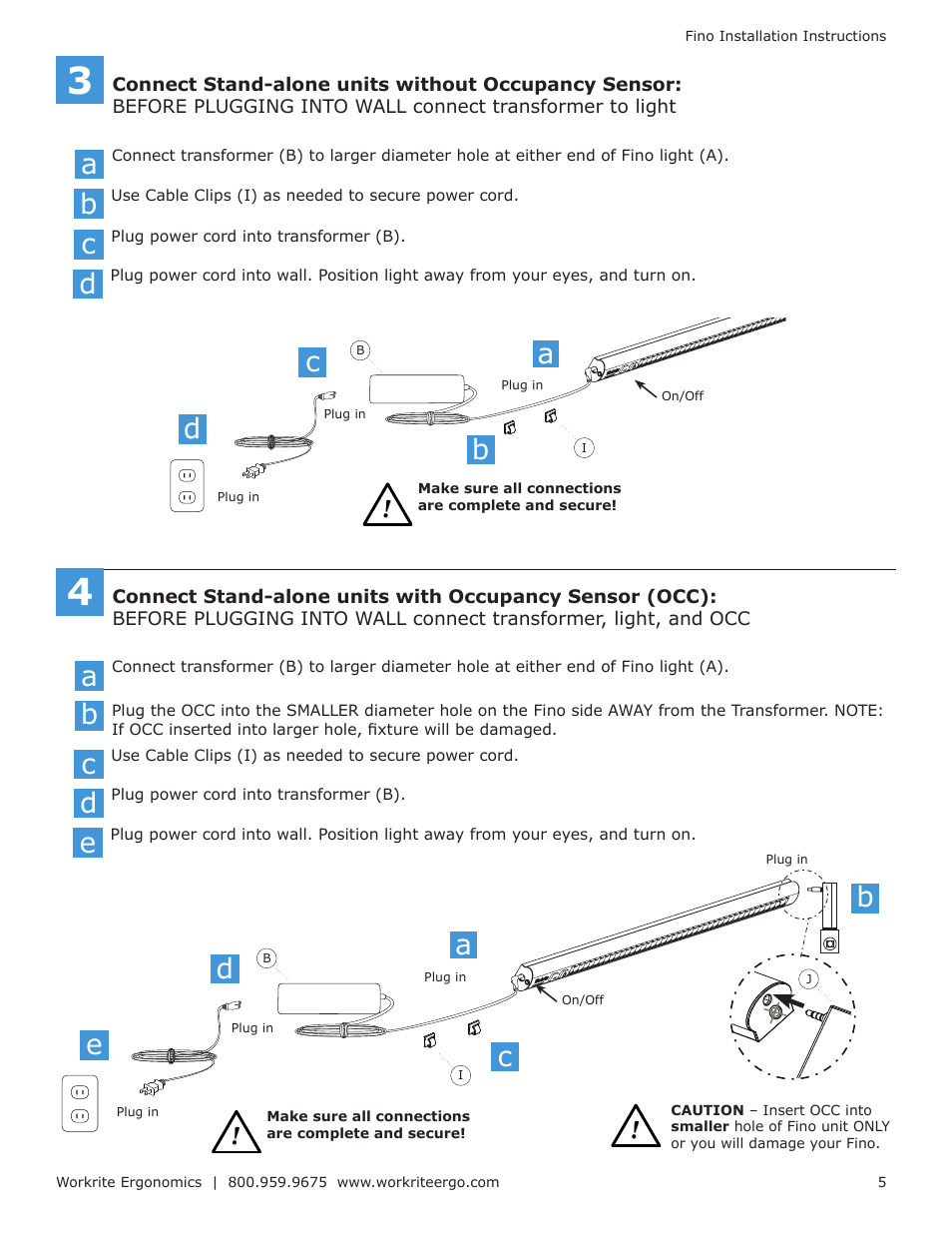 Bc b, Cd b c | Workrite Fino User Manual | Page 5 / 8