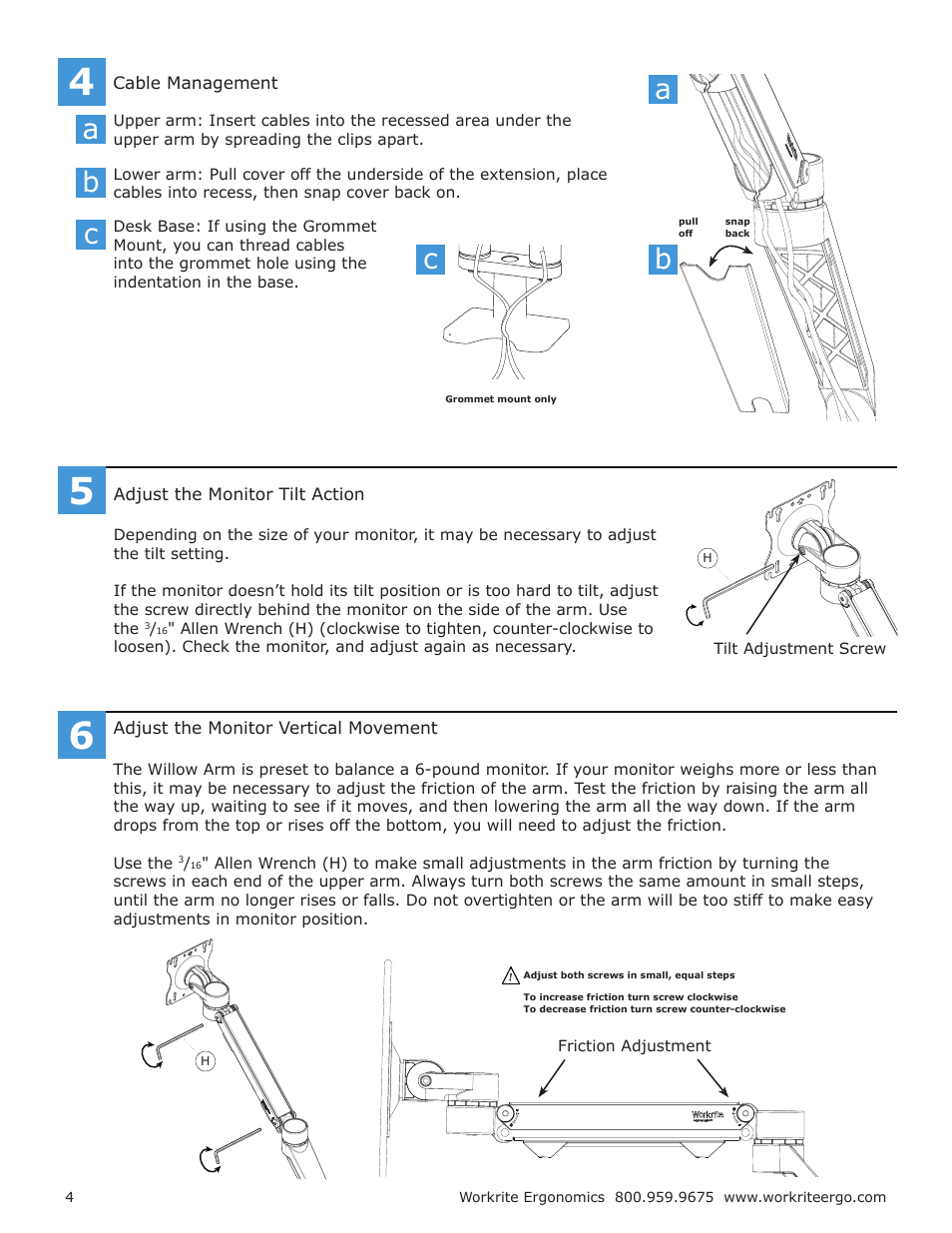 Ba b | Workrite Willow Dual-Wide Assembly Instructions User Manual | Page 4 / 4