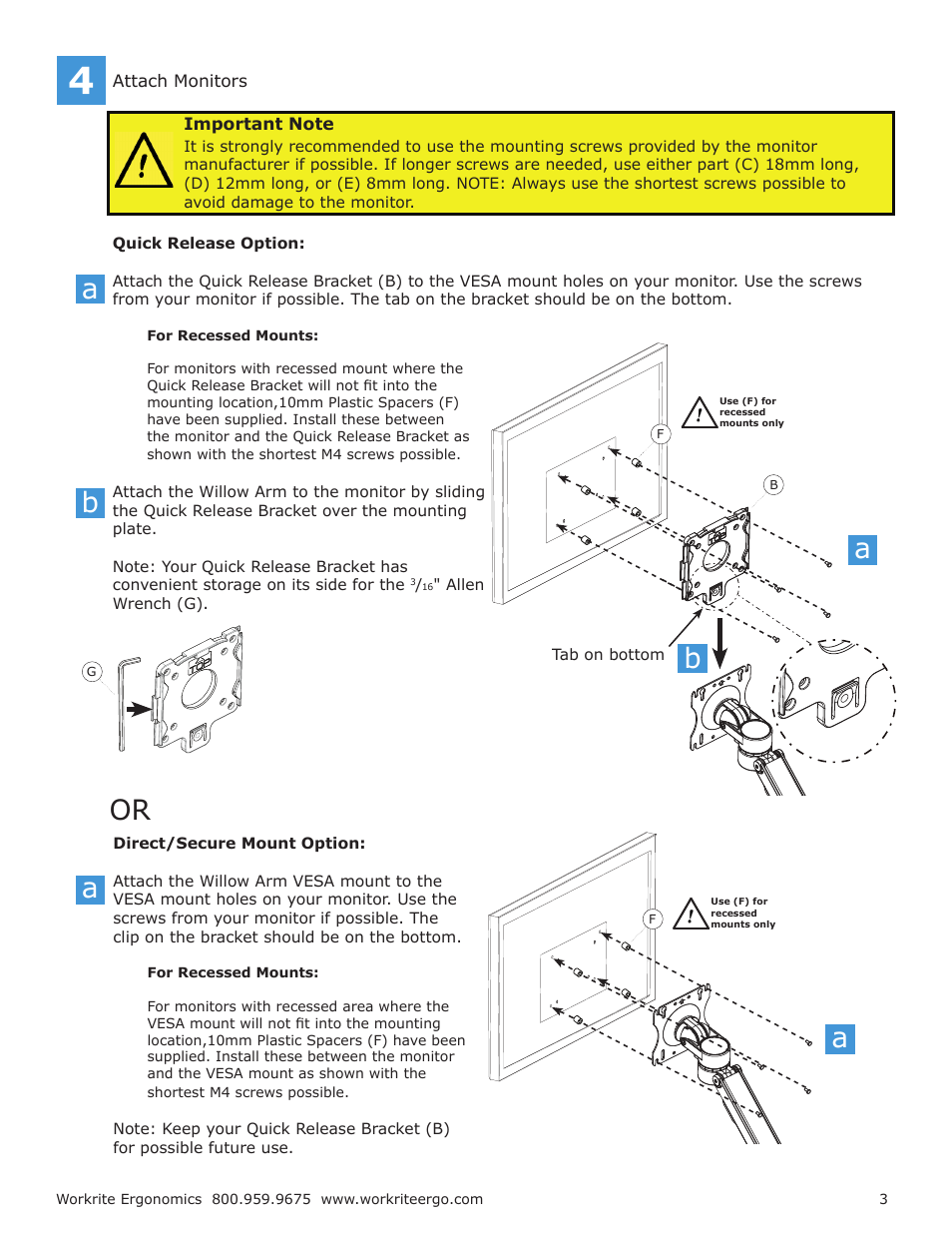 Workrite Willow Dual Upgrade Instructions User Manual | Page 3 / 4