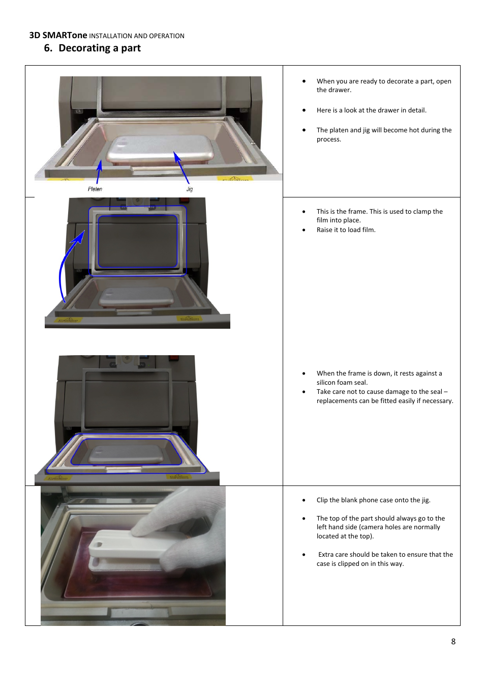 Decorating a part, 3d smartone | Xpres 3D SMARTone User Manual | Page 8 / 25