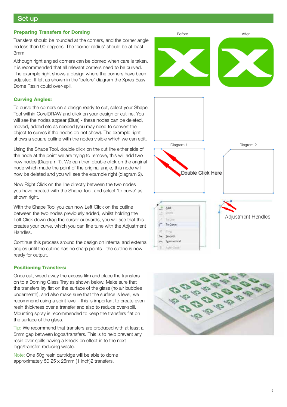 Set up | Xpres Easy Dome User Manual | Page 5 / 12