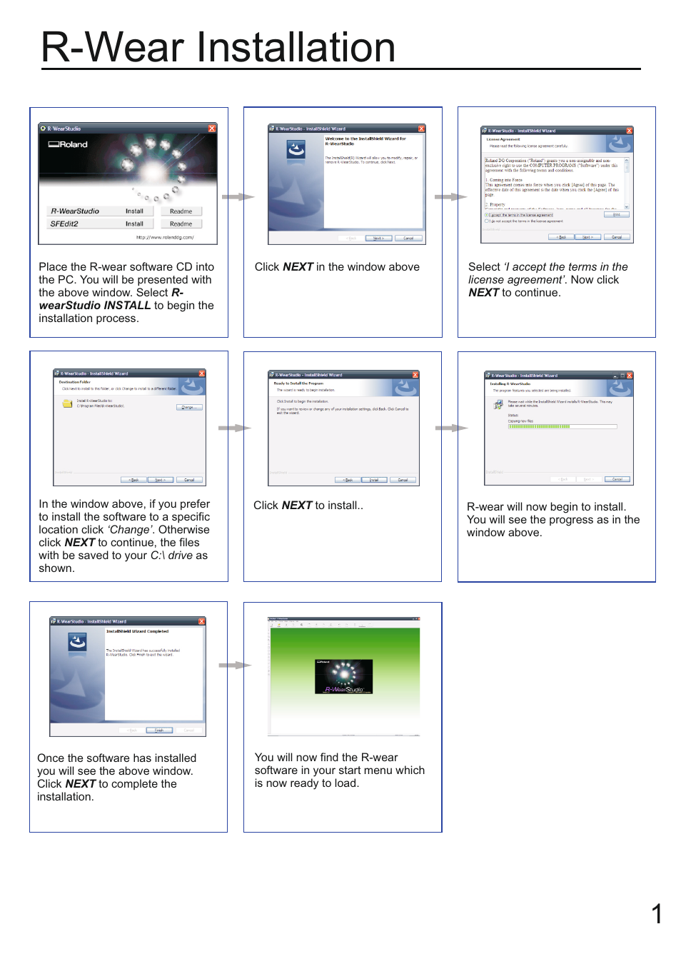 R-wear installation | Xpres Gem Tec User Manual | Page 3 / 8