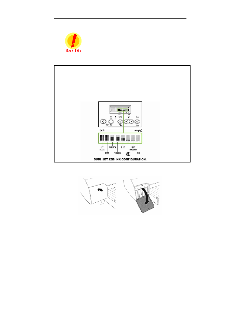 Installing sublijet iq™ cartridges | Xpres SubliJet IQ EPSON Stylus PRO 4880 (Windows Power Driver Setup): Power Driver Installation & Getting Started Guide User Manual | Page 10 / 52