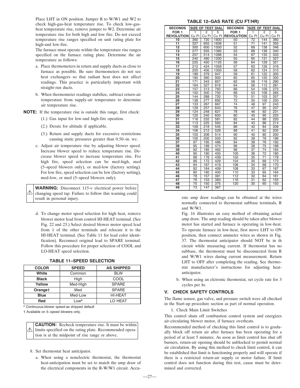 Bryant 312AAV User Manual | Page 27 / 30