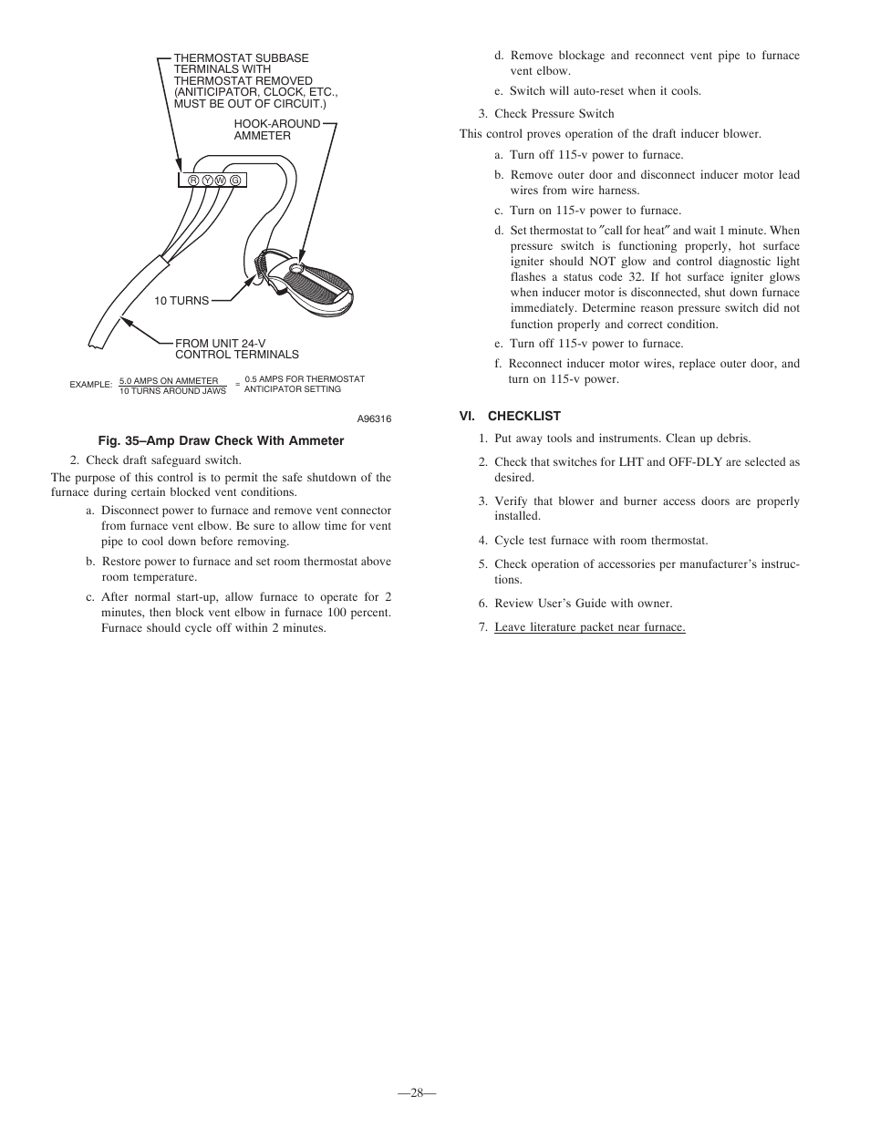 Bryant 312AAV User Manual | Page 28 / 30