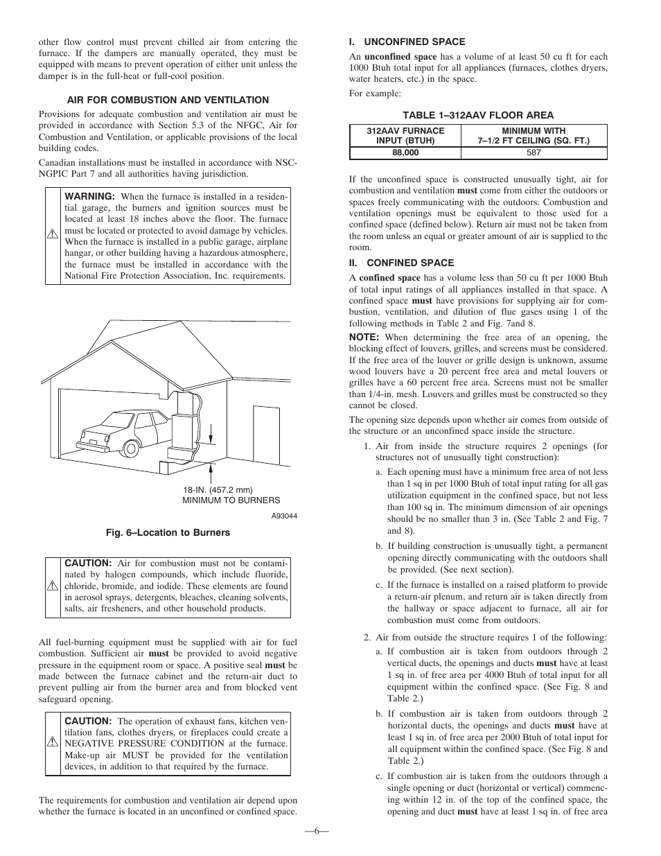 Bryant 312AAV User Manual | Page 6 / 30