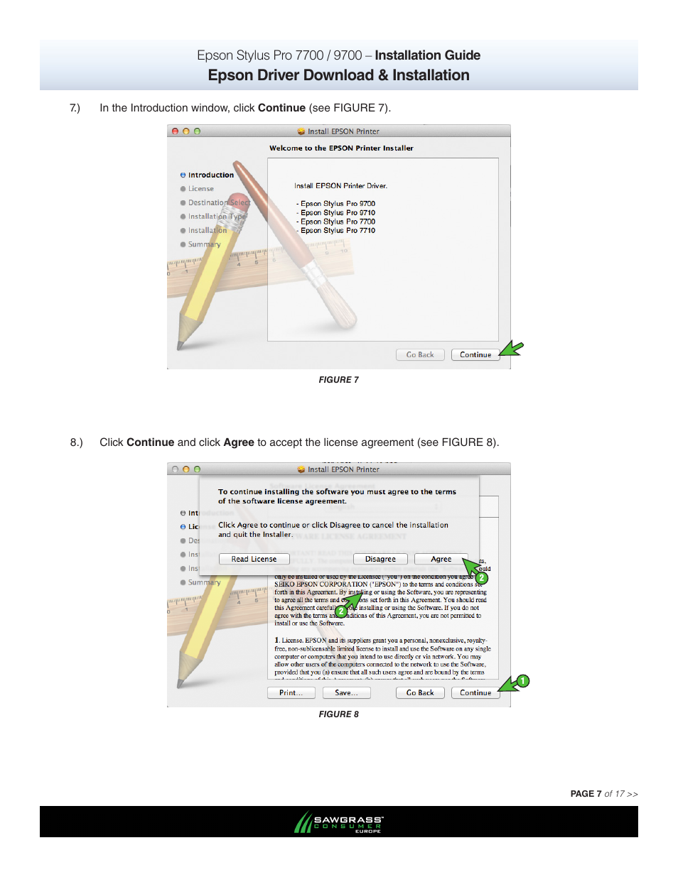 Epson driver download & installation | Xpres SubliJet E Epson Stylus Pro 7900 (Mac ICC Profile Setup): Printer/Profile Installation Guide User Manual | Page 7 / 17