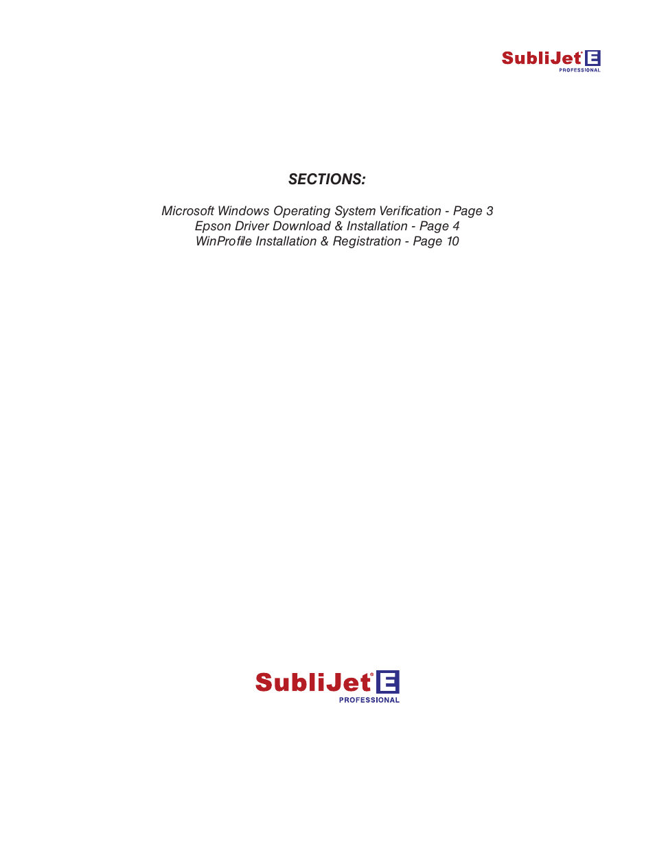 Xpres SubliJet E Epson Stylus Pro 7900 (Windows ICC Profile Setup): Printer/Profile Installation Guide User Manual | Page 2 / 15