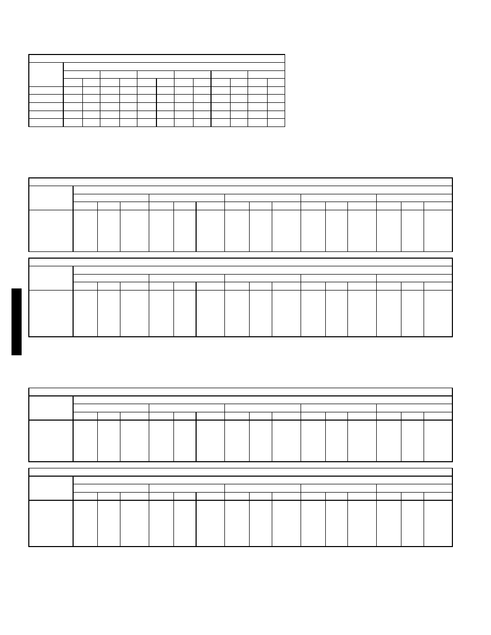 Fan performance — horizontal discharge units | Bryant 549B User Manual | Page 104 / 170