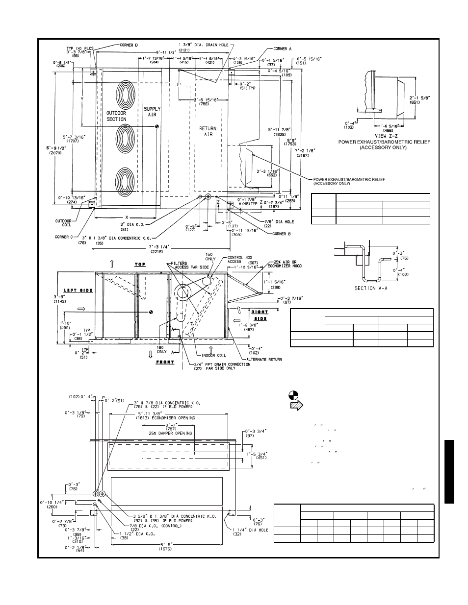 141 base unit dimensions, 542j | Bryant 549B User Manual | Page 141 / 170