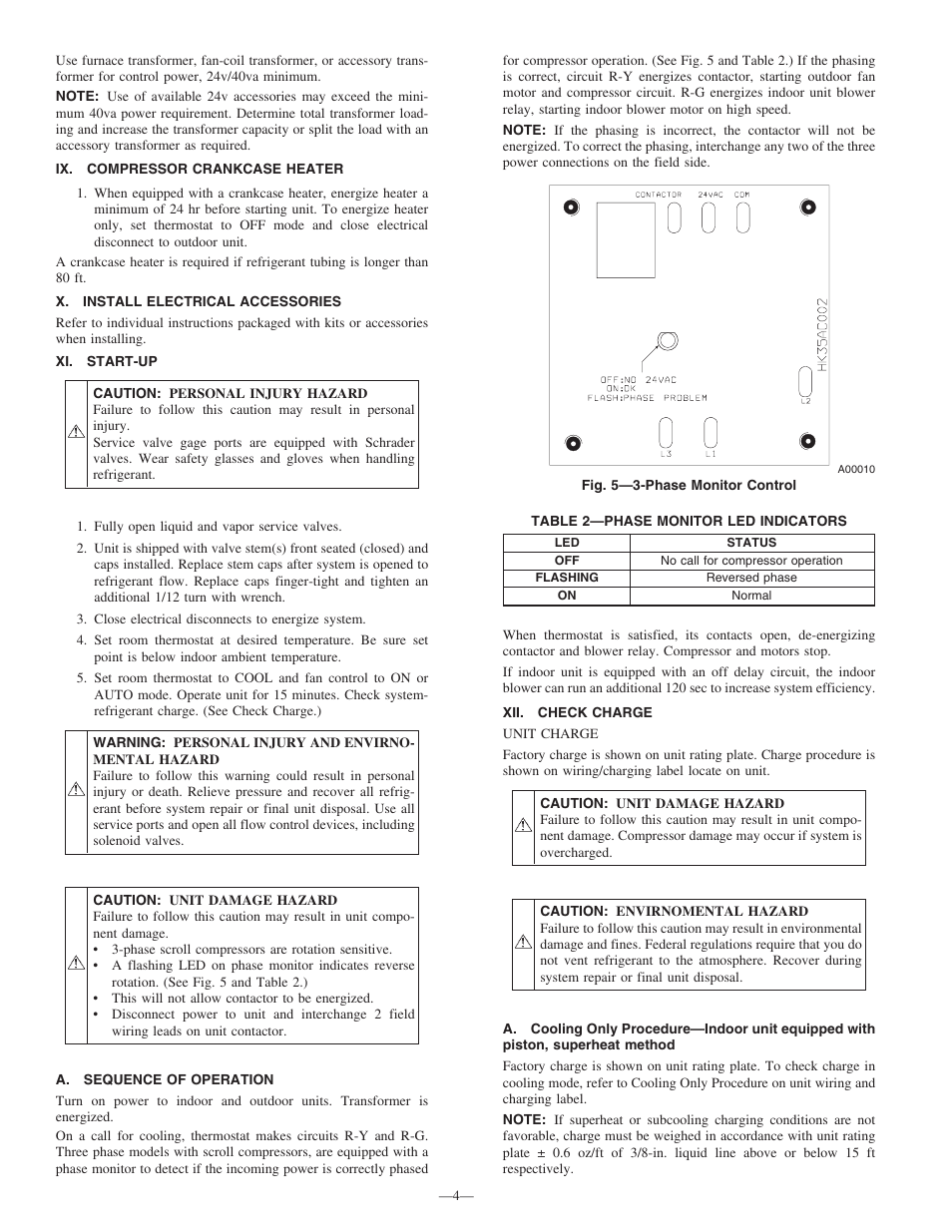 Bryant R-22 561G User Manual | Page 4 / 6
