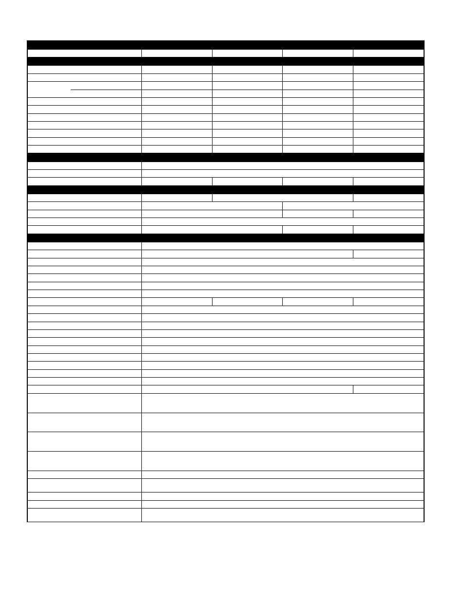 Specifications | Bryant 594D User Manual | Page 4 / 24