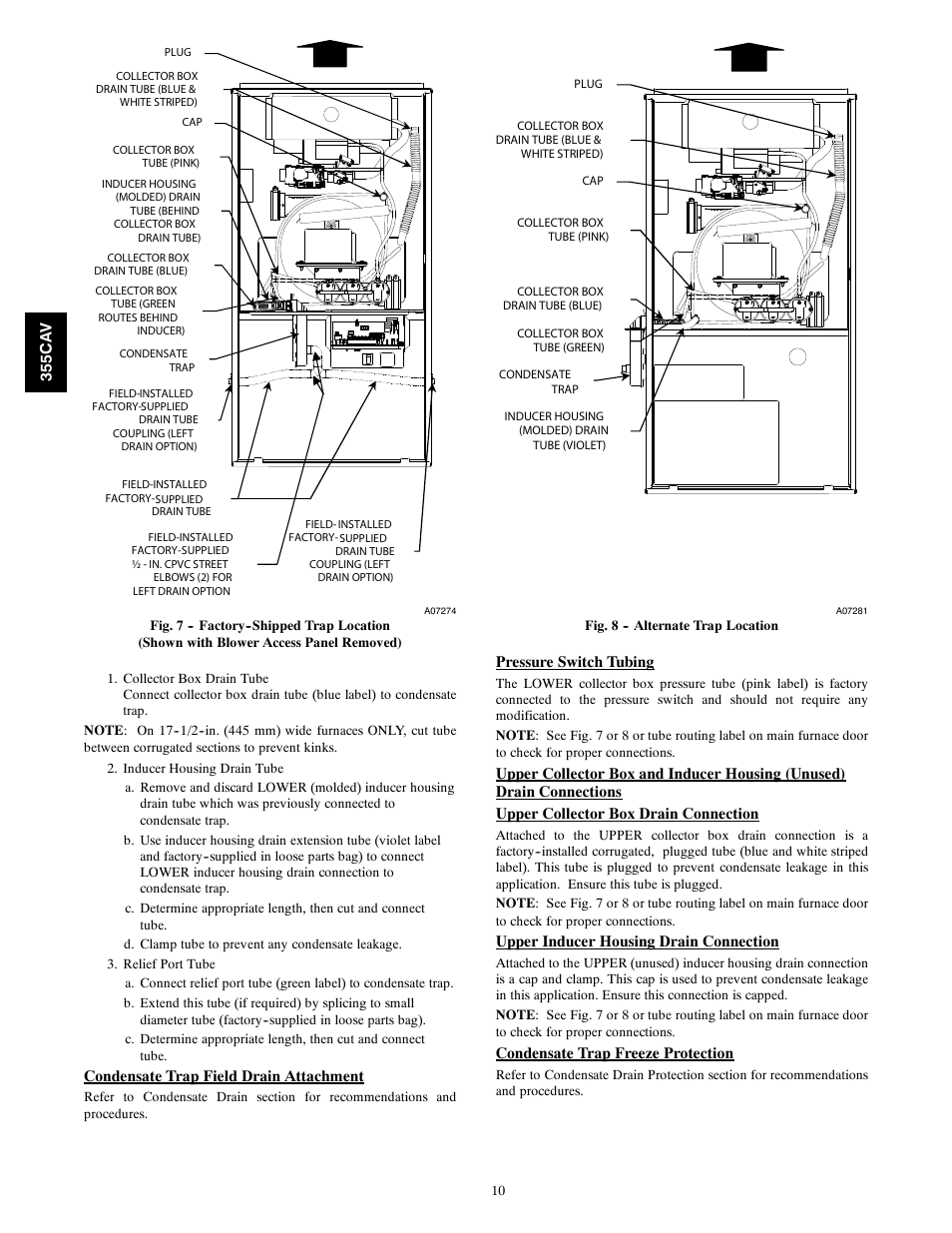 Bryant 355CAV User Manual | Page 10 / 62