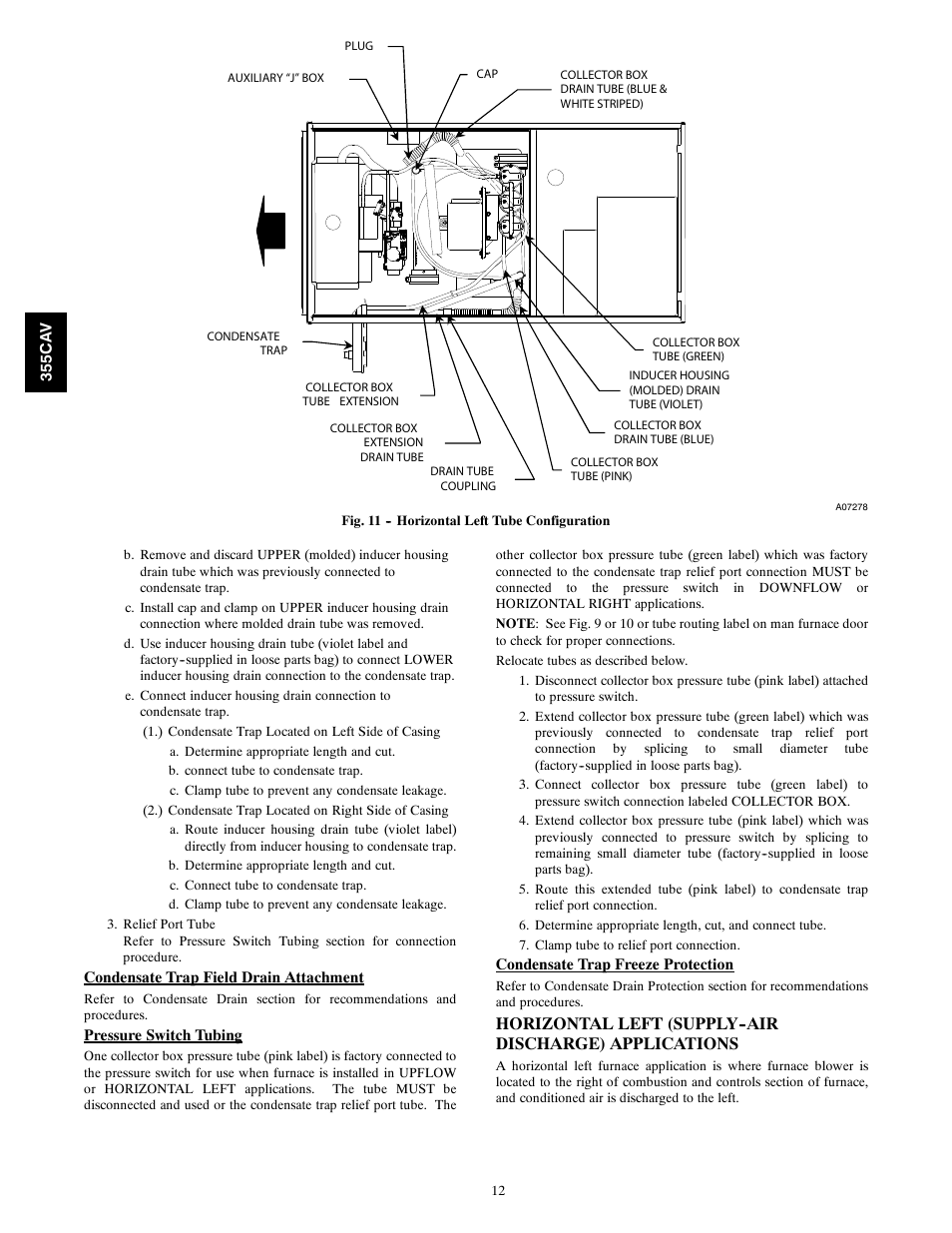 Bryant 355CAV User Manual | Page 12 / 62