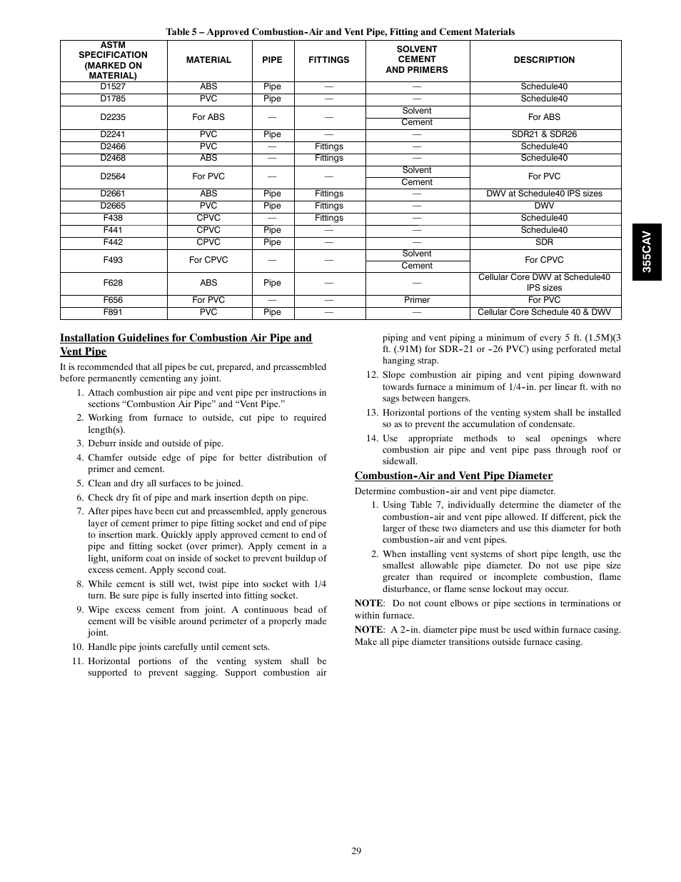 Bryant 355CAV User Manual | Page 29 / 62