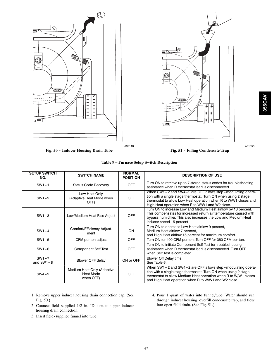Bryant 355CAV User Manual | Page 47 / 62
