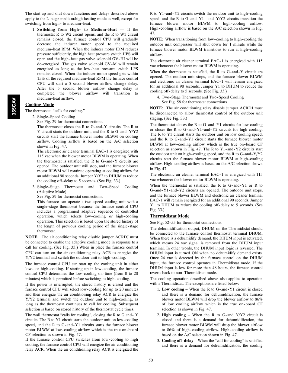 Bryant 355CAV User Manual | Page 50 / 62