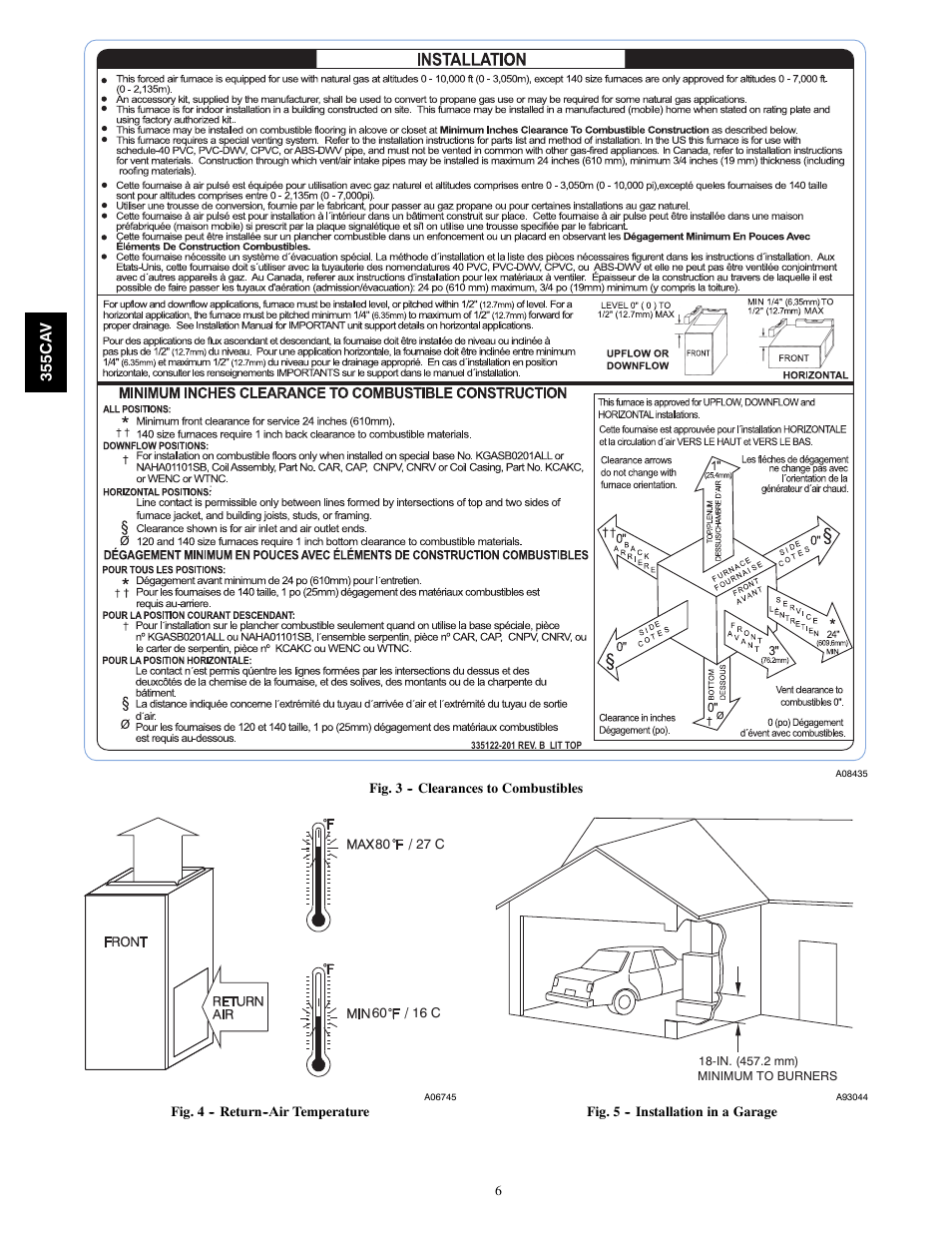 Bryant 355CAV User Manual | Page 6 / 62