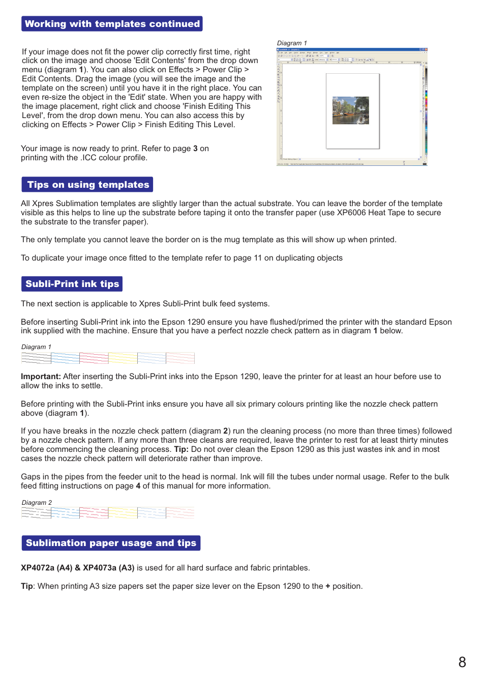 Xpres Subli-Print Epson 1290: Manual User Manual | Page 10 / 14