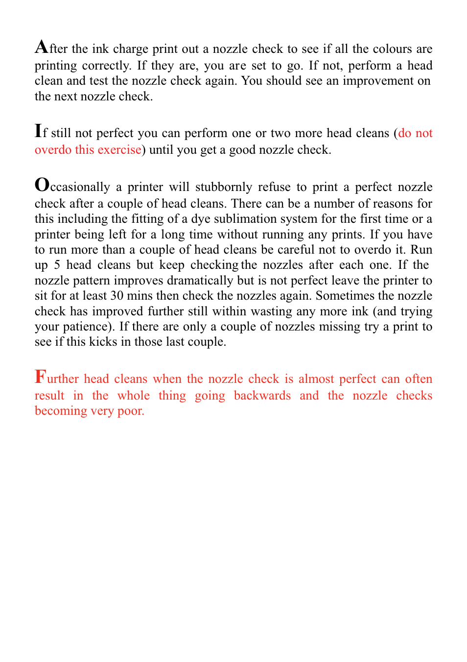 Xpres Subli-Print Epson 1400: Bulk Feed Instructions OLD STYLE (pre June 2010) User Manual | Page 6 / 7