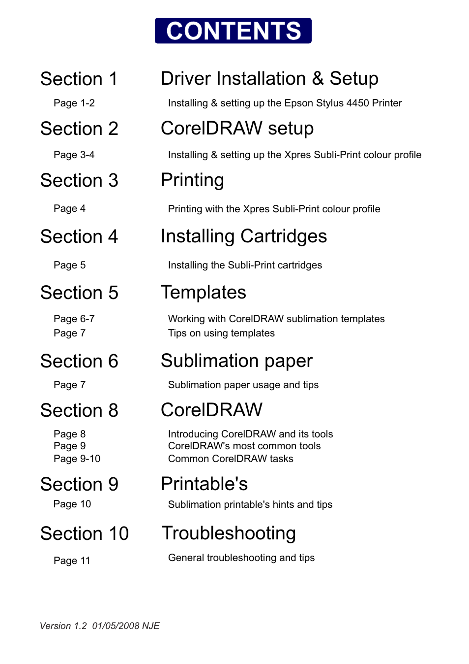 Xpres Subli-Print Epson 4450 Pro: Manual User Manual | Page 2 / 13