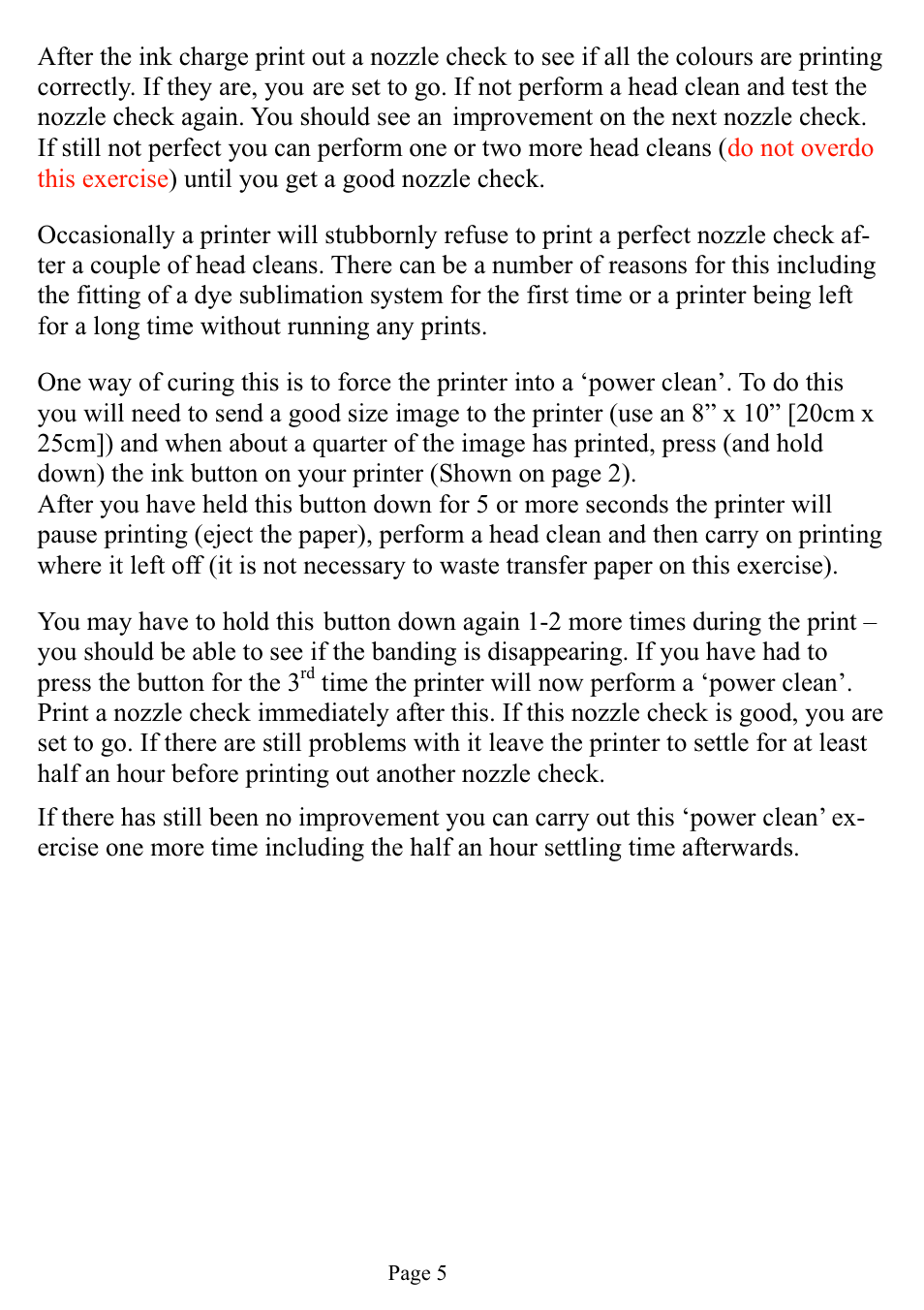 Xpres Subli-Print Epson D88: Bulk Feed Instructions (new series 4) User Manual | Page 5 / 8