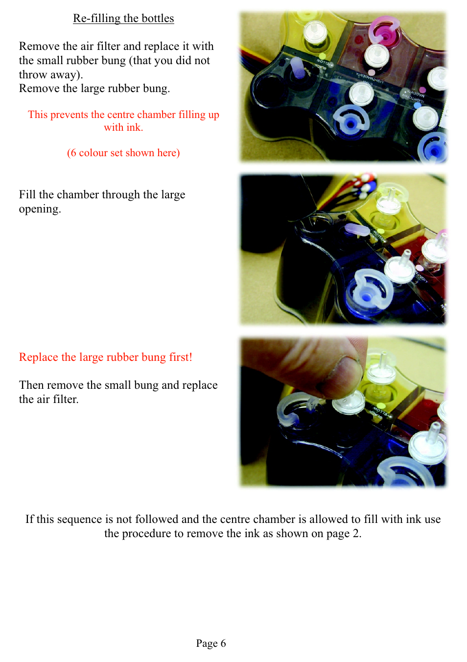 Xpres Subli-Print Epson D88: Bulk Feed Instructions (new series 4) User Manual | Page 6 / 8