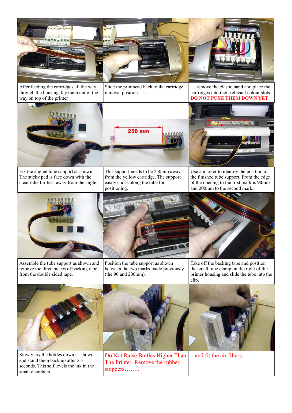 Xpres Subli-Print Epson R1800: bulk feed (series 3) installation instructions XP5031 User Manual | Page 2 / 3