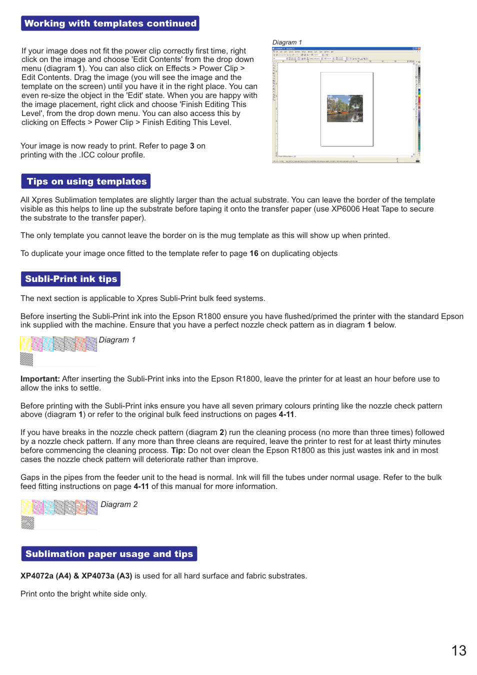 Xpres Subli-Print Epson R1800: Manual User Manual | Page 15 / 19