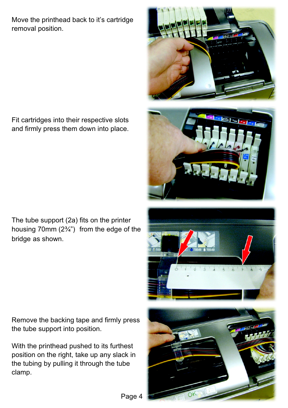 Xpres Subli-Print Epson R1800: Bulk Feed (series 4) installation Instructions XP5043 User Manual | Page 4 / 8