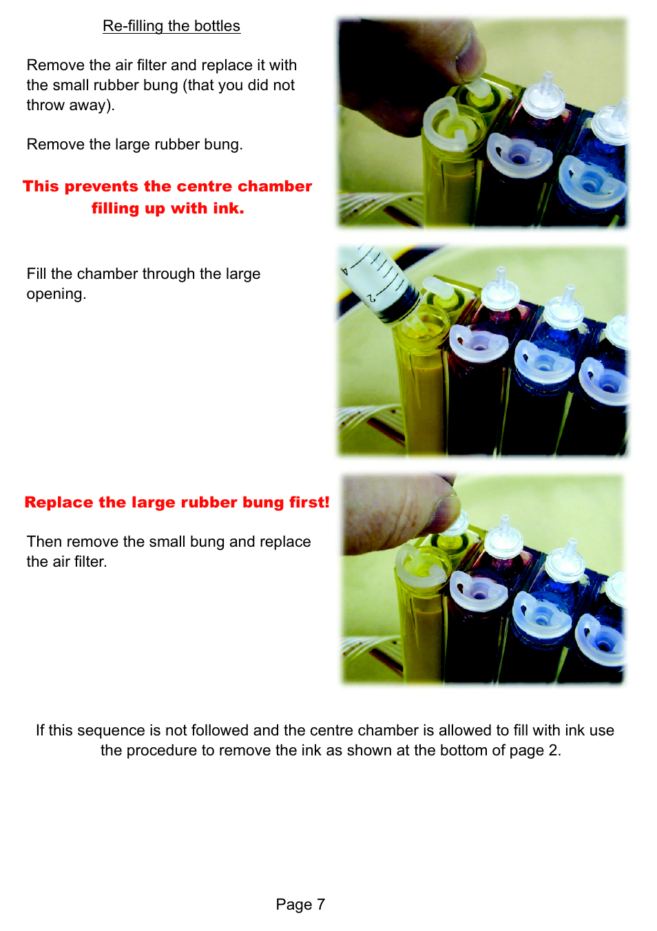 Xpres Subli-Print Epson R1800: Bulk Feed (series 4) installation Instructions XP5043 User Manual | Page 7 / 8