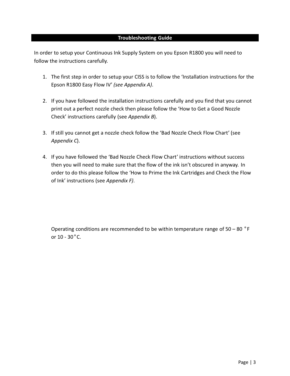 Xpres Subli-Print Epson R1800: Feeder System Troubleshooting Guide User Manual | Page 3 / 17
