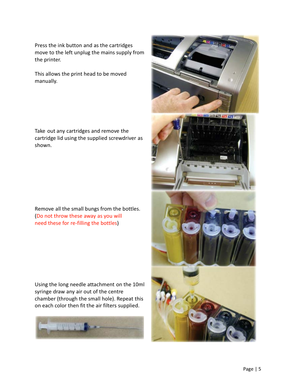 Xpres Subli-Print Epson R1800: Feeder System Troubleshooting Guide User Manual | Page 5 / 17